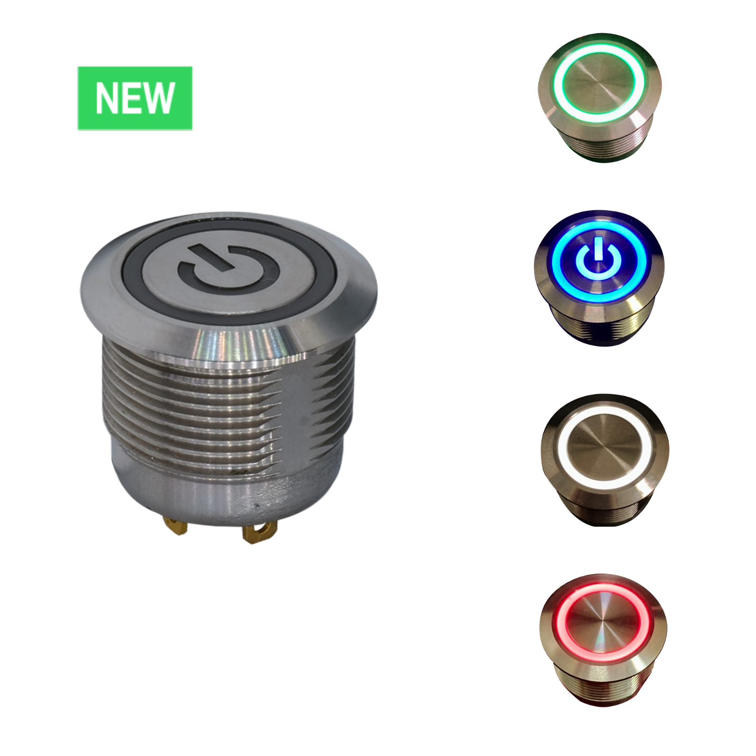 Anti-vandal Pushbutton Features up to 40% Space-Savings
